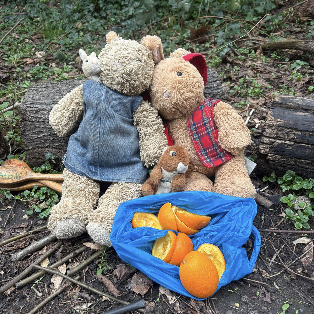 Theo has joined the Forest School team.